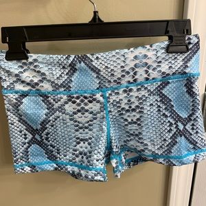 Spandex shorts. Runs small crossfit